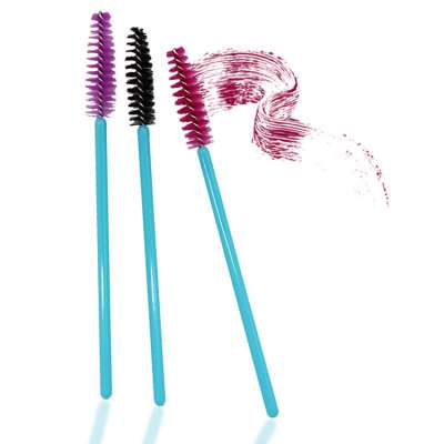 Silicone Mascara Eyelash Spoolies Brushes Lash Applicator Disposable Mascara Wand Lash Spoolies