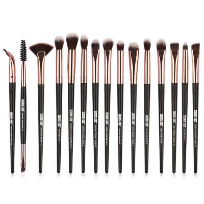 Travel portable 15 professional makeup brush kit makeup brush natural hair private label makeup brush set